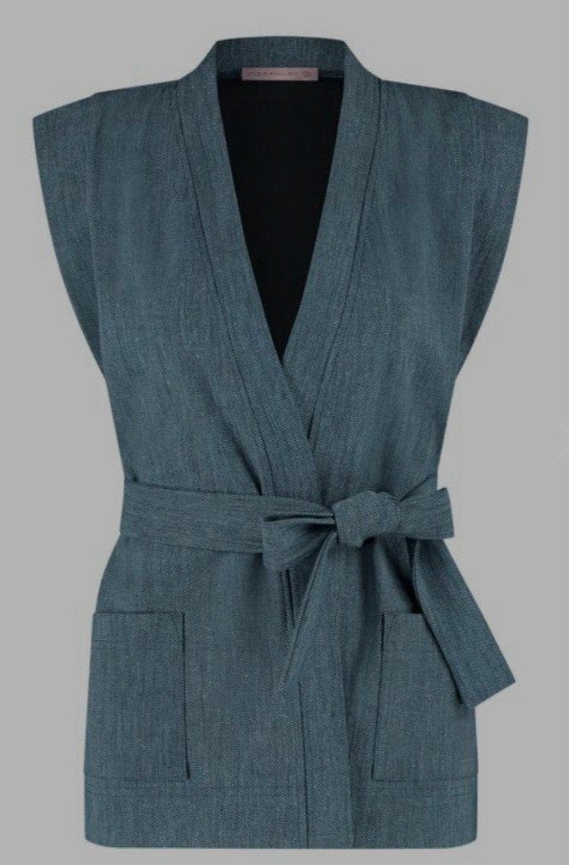 Blazer Florine jeans Studio Anneloes, M, Maat 38/40 (M), Studio Anneloes, Blauw, Ophalen of Verzenden