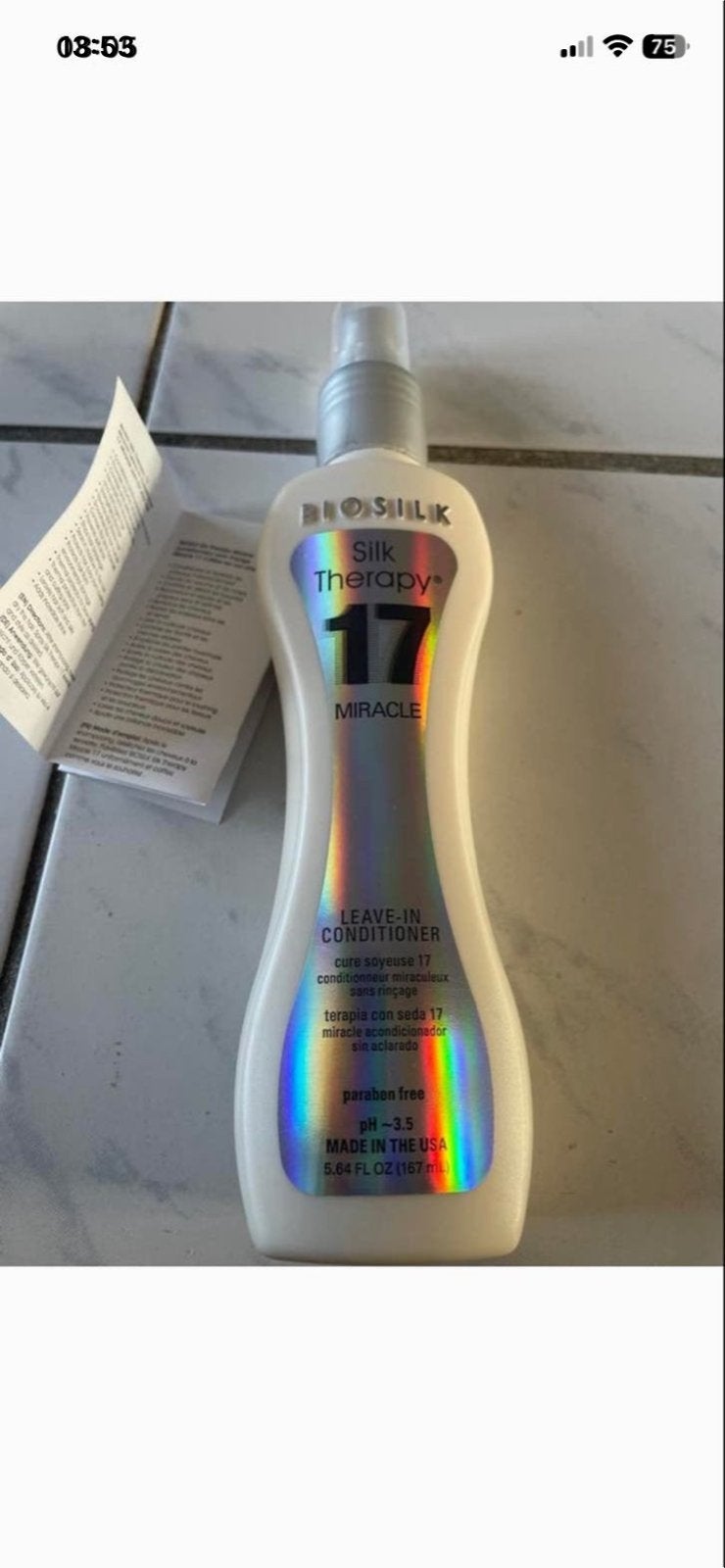 Biosilk Silk Therapy 17 Miracle Leave-In Conditioner, Ophalen of Verzenden, Nieuw, Haarverzorger of -hersteller