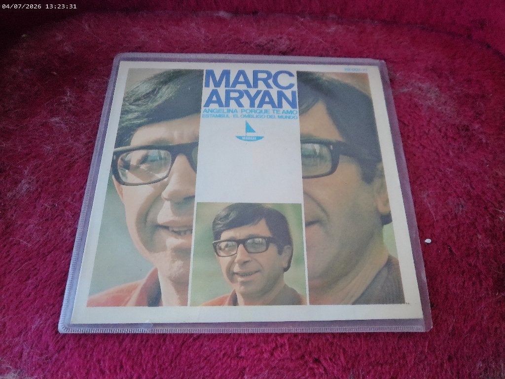 EP Marc Aryan - Angelina  ( spanje ), Cd's en Dvd's, 7 inch, Ophalen of Verzenden, Pop, EP