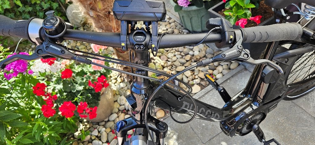 1z.g.a.n Piaggio elektrische fiets.ī, Zo goed als nieuw, Schijfrem, 53 tot 57 cm, Ophalen