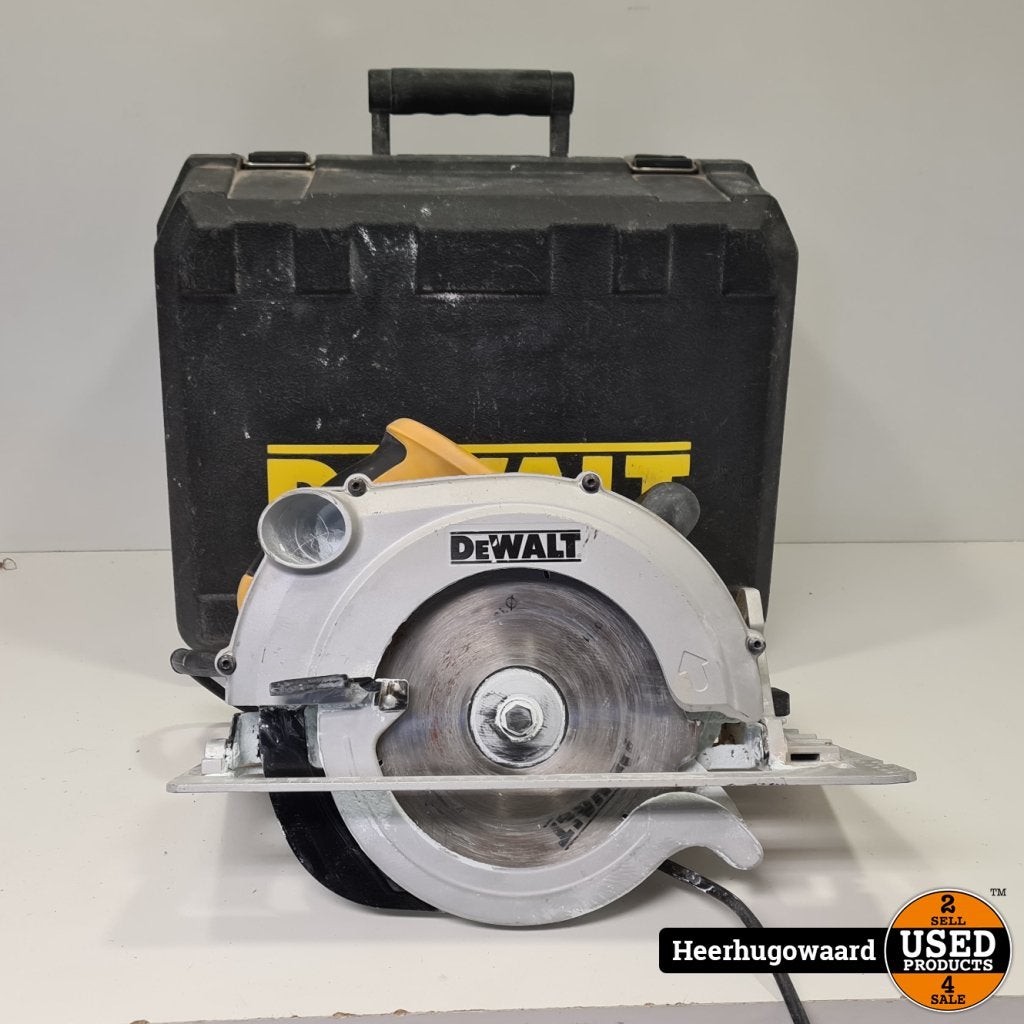 DeWalt D23650-QS Cirkelzaag in Koffer in Goede Staat, Doe-het-zelf en Verbouw, Gereedschap | Zaagmachines, Flex Ltd., Gebruikt
