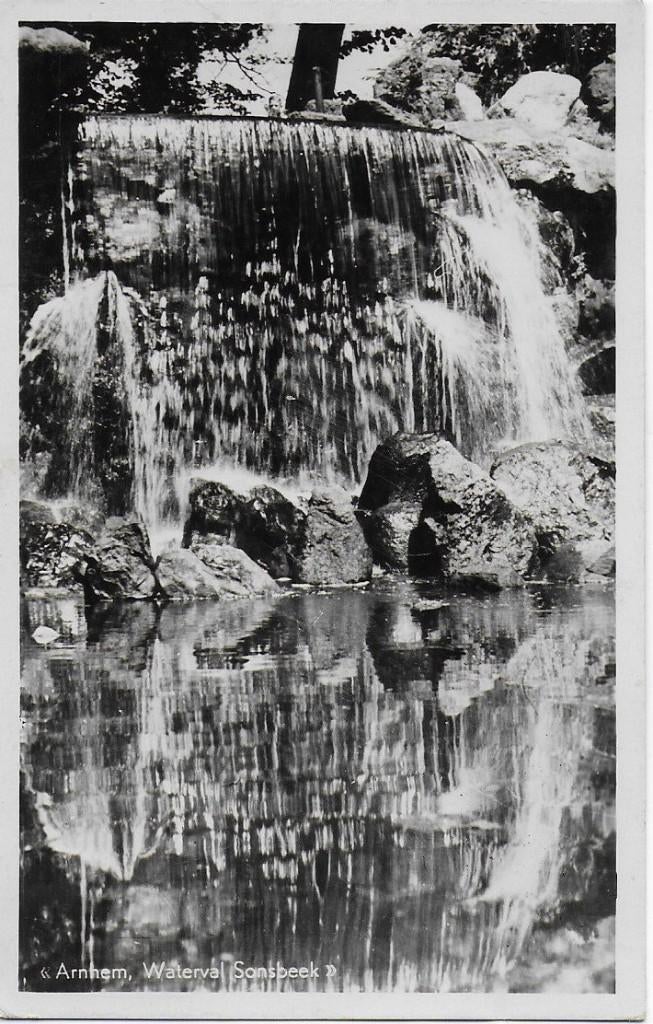 Arnhem Waterval Sonsbeek Oude Gelopen Ansichtkaart ( B212 ), Ophalen of Verzenden, 1960 tot 1980, Gelopen, Gelderland