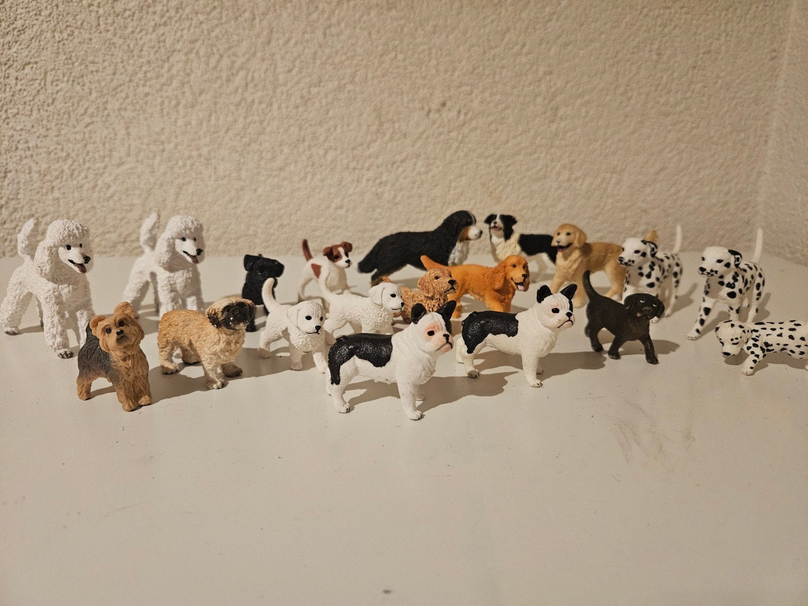 Schleich Honden Collectie - Diverse Rassen, Ophalen of Verzenden, Gebruikt, Hond of Kat, Beeldje of Figuurtje