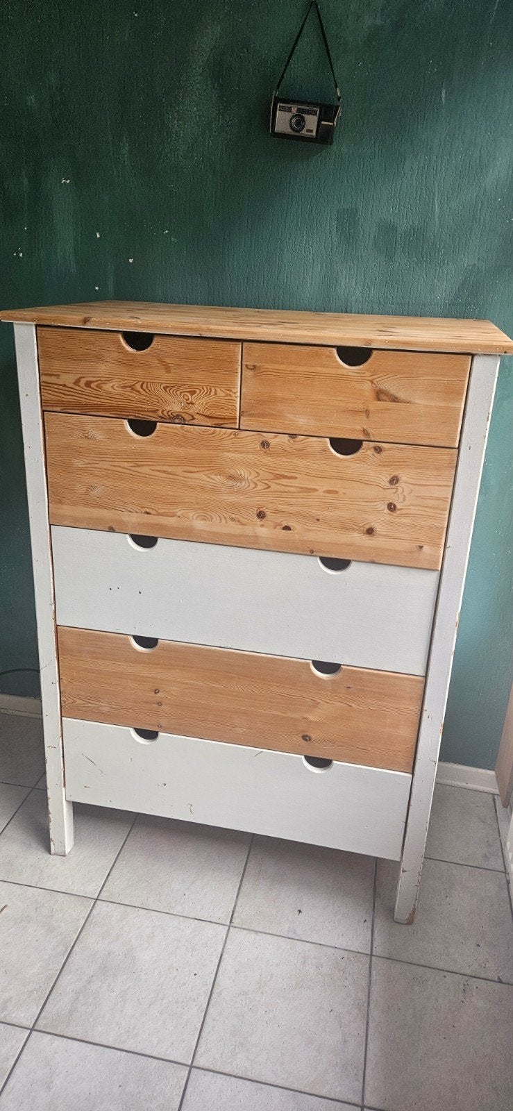 grenenhouten kast., Ophalen, 25 tot 50 cm