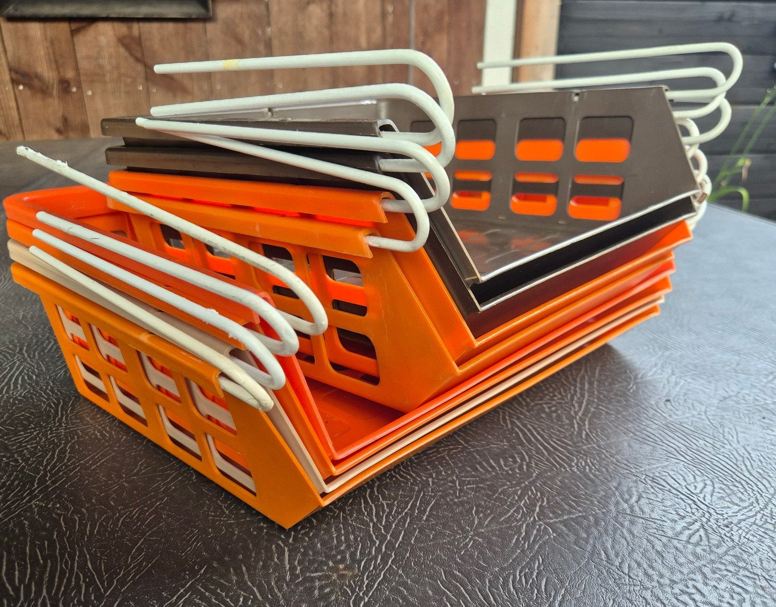 Vintage hangmandjes / kastmandje / kast mandje, Ophalen of Verzenden