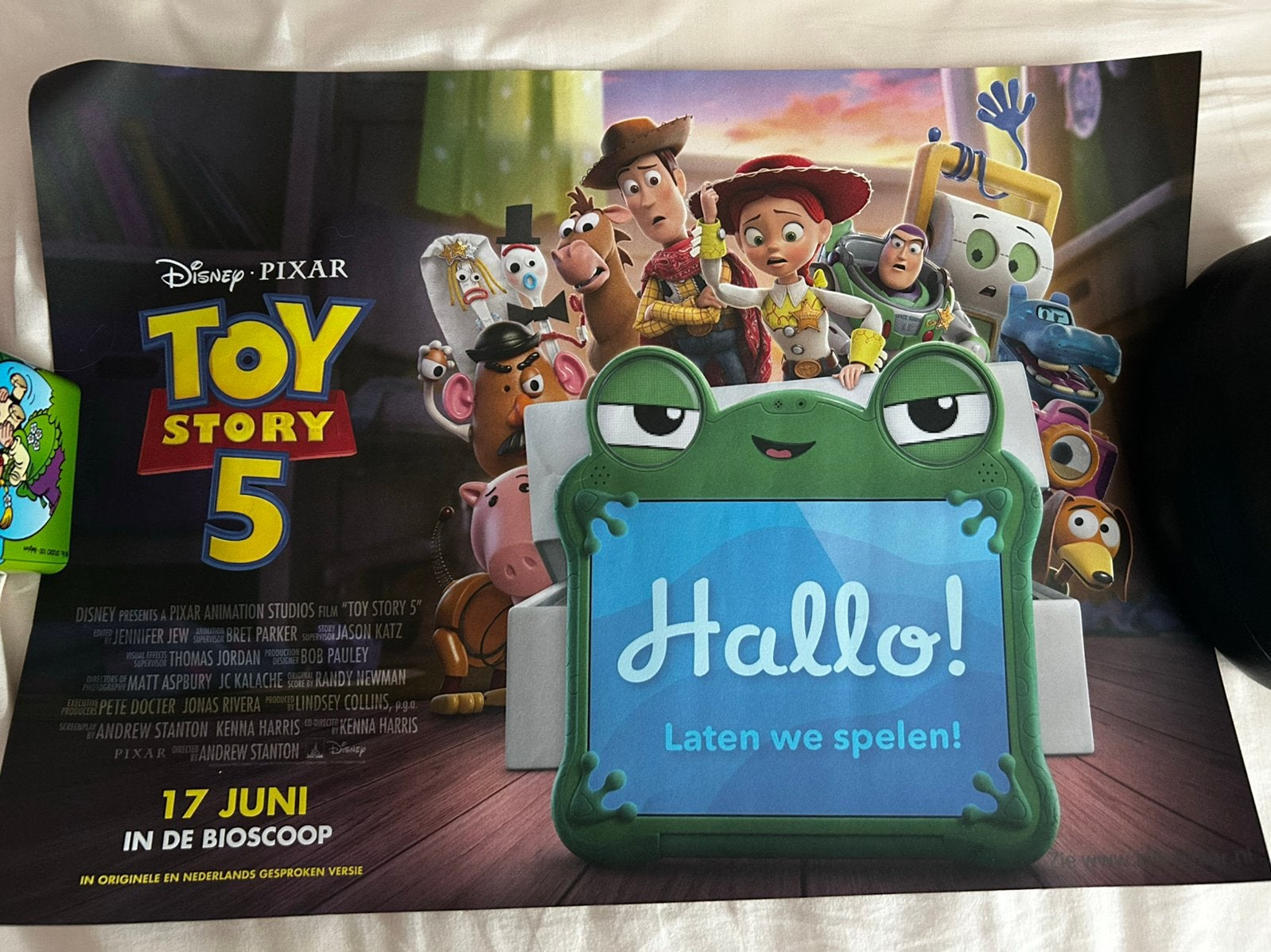 Mini Toy Story 5 poster Disney, Verzamelen, Disney, Ophalen of Verzenden, Zo goed als nieuw