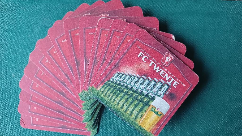 Bierviltjes FC Twente, Ophalen of Verzenden, Nieuw, F.C. Twente, Poster, Plaatje of Sticker