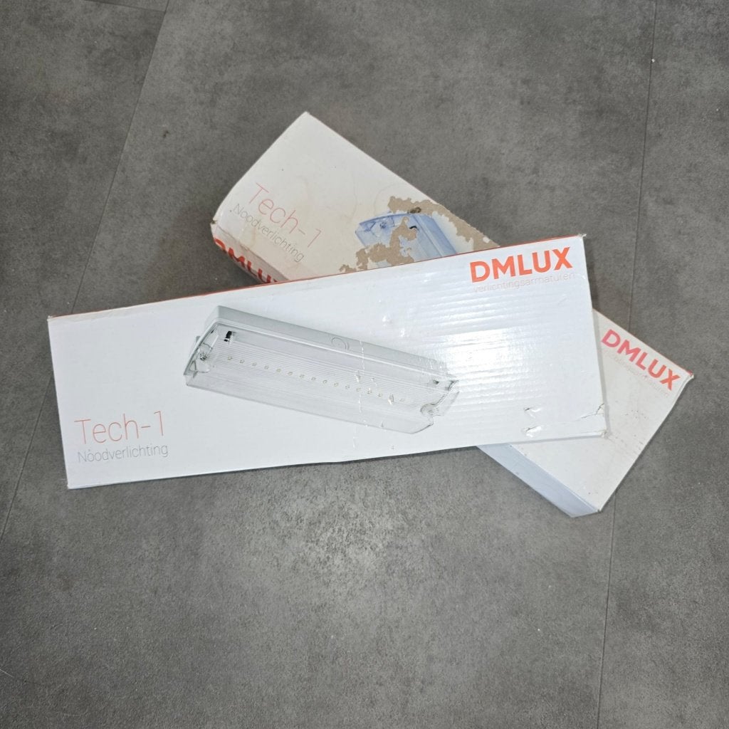 DMLUX Tech-1 Noodverlichtingen - Nieuw in doos, Huis en Inrichting, Led-lamp, Nieuw, Overige fittingen, Ophalen of Verzenden