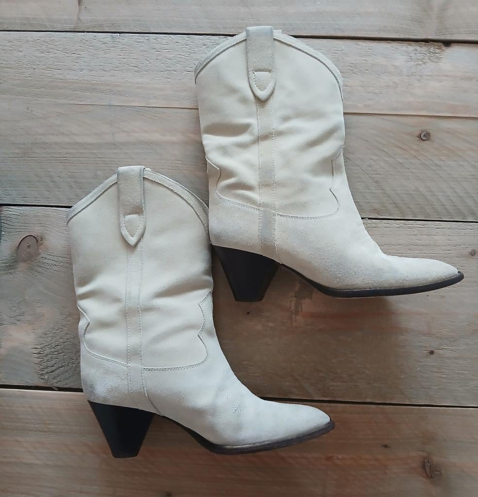Isabel Marant cowboy laarzen suède beige maat 36, Kleding | Dames, Schoenen, Isabel Marant, Hoge laarzen, Beige, Ophalen of Verzenden