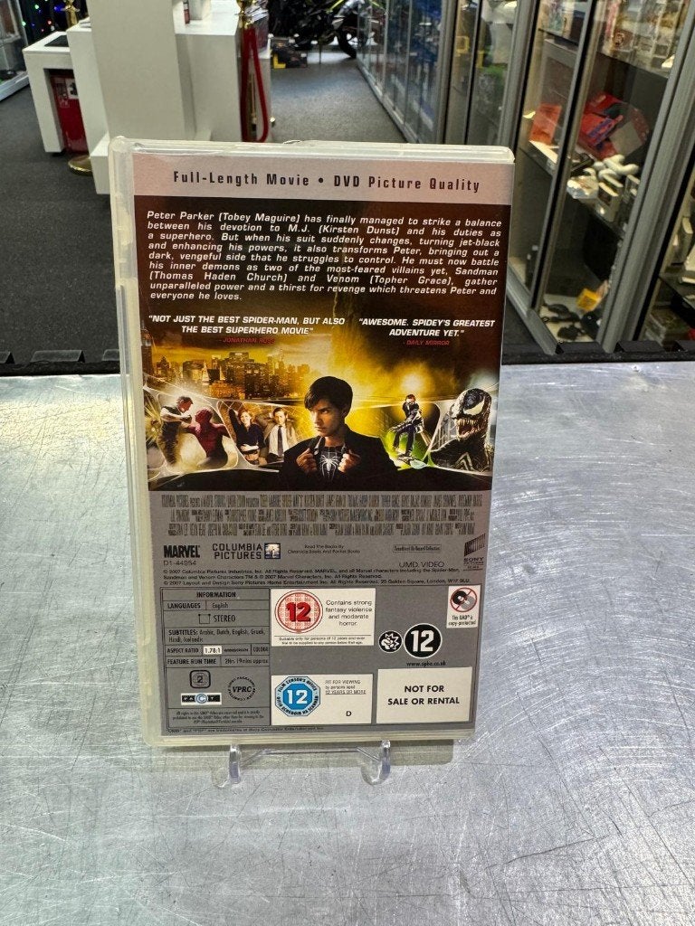Spider-Man 3 PSP UMD Film, ., Nieuw, Ophalen of Verzenden, .