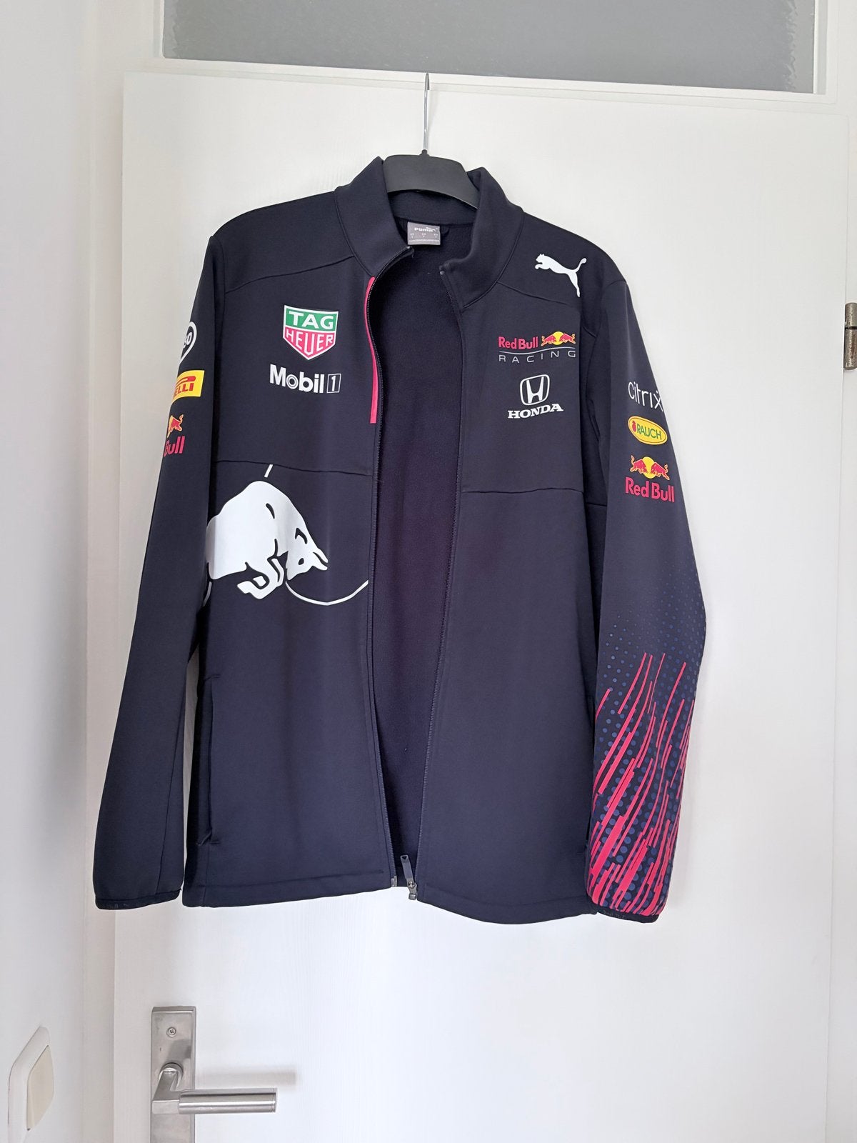 Red Bull Racing Softshell Jas - Maat S, Ophalen of Verzenden, Zo goed als nieuw, Maat 46 (S) of kleiner, Blauw