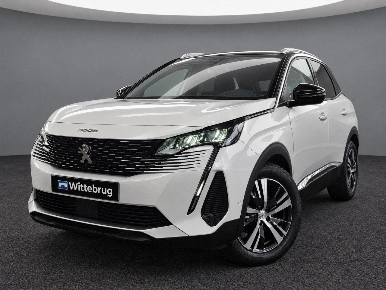 Peugeot 3008 1.2 PureTech Allure Pack (bj 2021), Auto's, Gebruikt, 1199 cc, Parkeersensor, Bedrijf