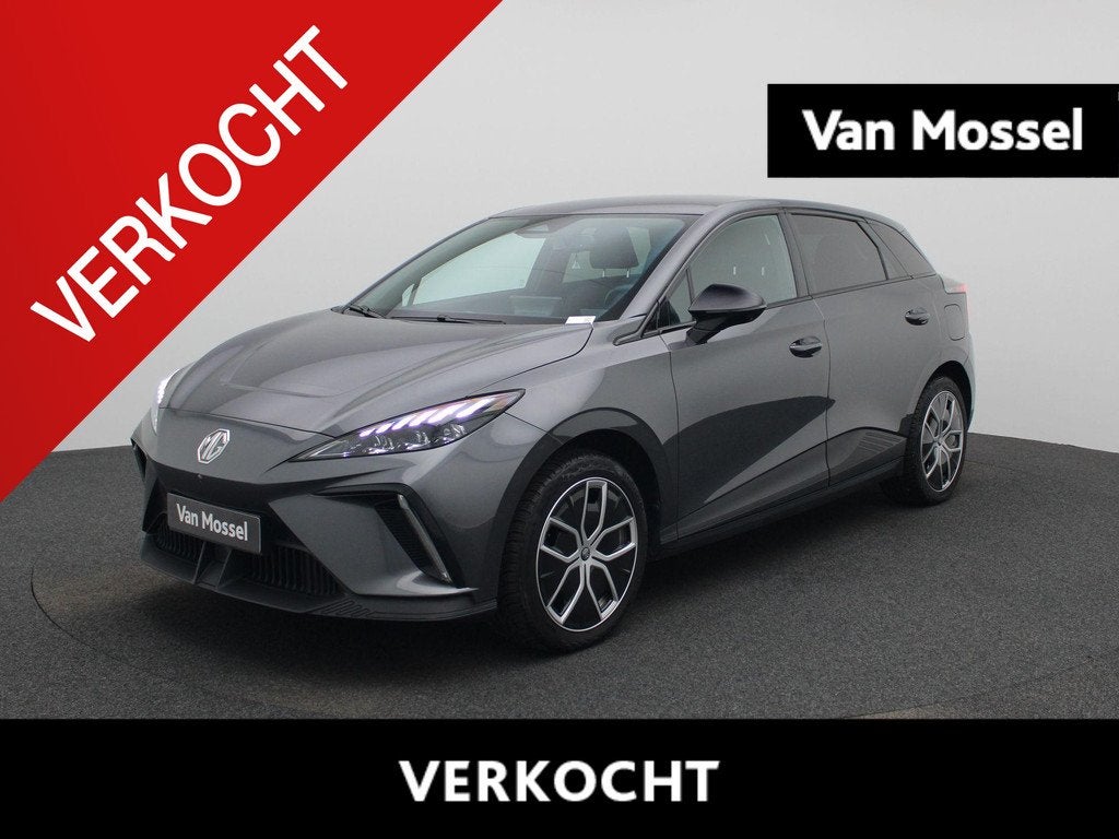 MG 4 Luxury 64 kWh | Navi | 360 Camera | Led Koplampen | App, Auto's, MG, Automaat, Gebruikt, 204 pk, Zilver of Grijs