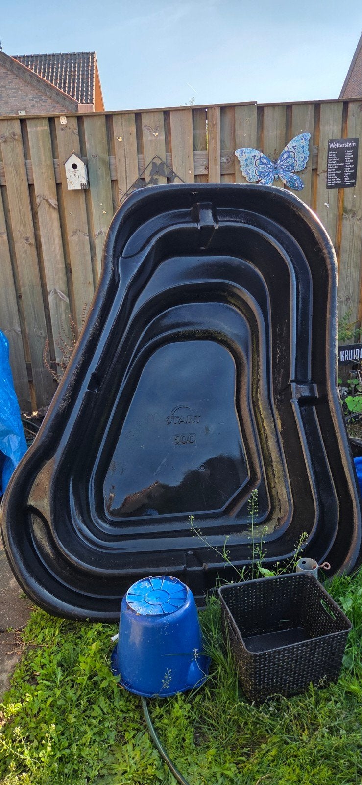 Vijver 500 liter Start, Ophalen, Gebruikt