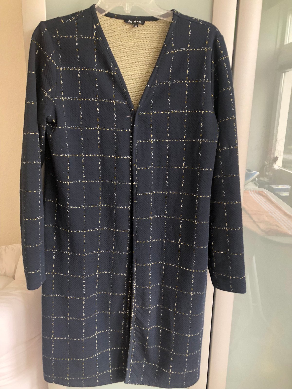 Mooi NIEUW JAS VEST blauw/geel ruit ’€ 5,-, Ophalen of Verzenden, Nieuw, Maat 38/40 (M), Goud
