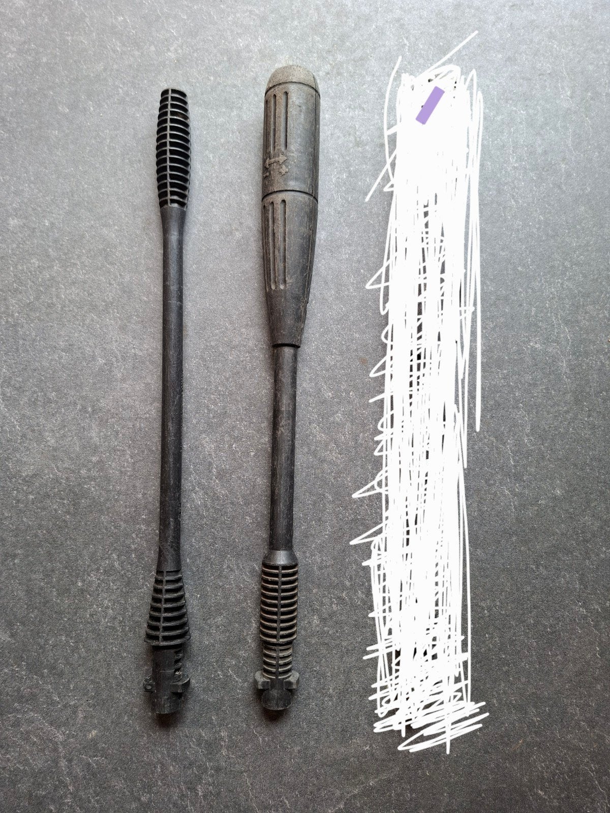 2 X Spuitlanzen verschillende van het merk KARCHER., Ophalen of Verzenden, Gebruikt, Kärcher, Met regelbare waterdruk