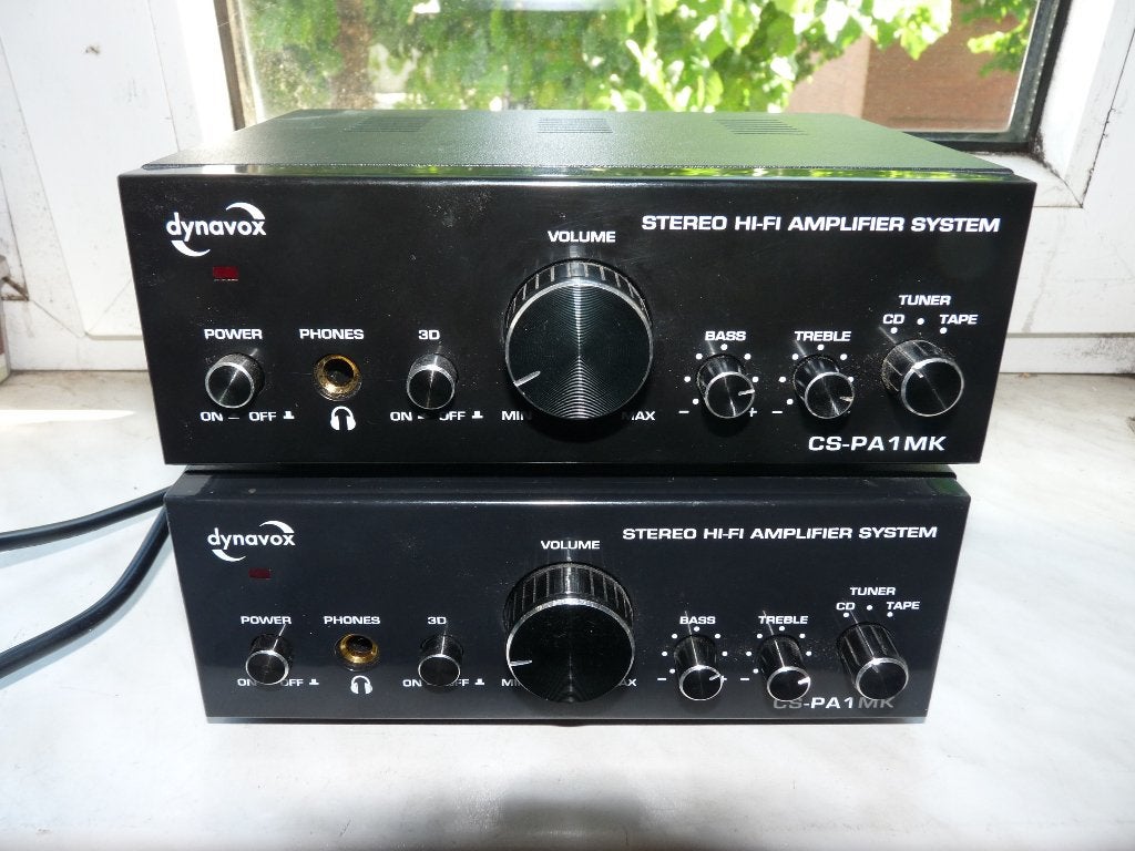 Dynavox CS-PA 1 MK versterkertjes 2x, Overige merken, Ophalen of Verzenden, Zo goed als nieuw, Minder dan 60 watt