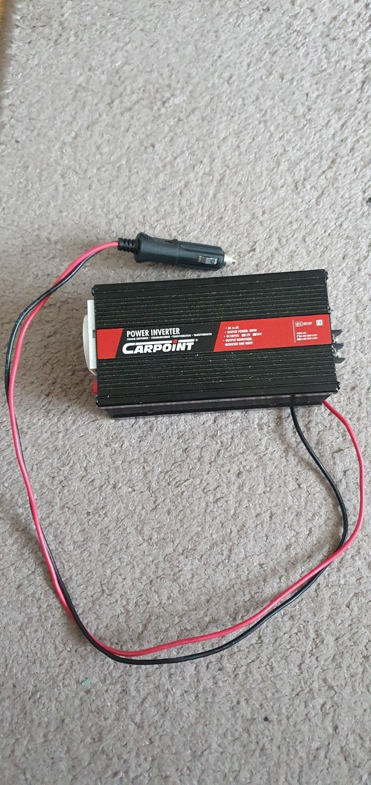 Carpoint Power Inverter - 300W omvormer, Ophalen of Verzenden, Zo goed als nieuw