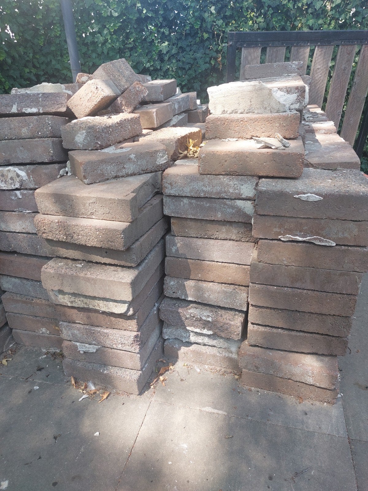 25m² stoeptegels 30x30, Ophalen, Gebruikt, 10 m² of meer, Beton