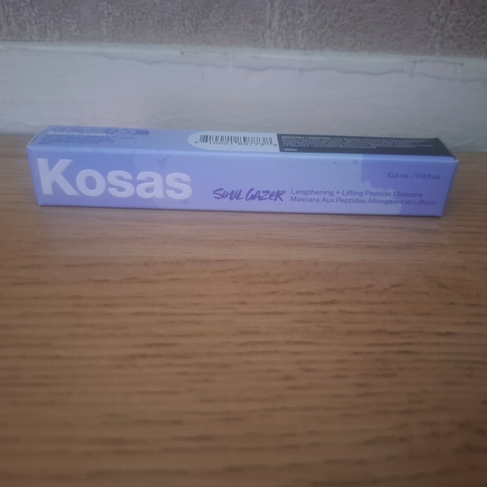 Kosas Soul Gazer Lengthening + Lifting Peptide Mascara Nieuw, Ogen, Zwart, Nieuw, Ophalen of Verzenden