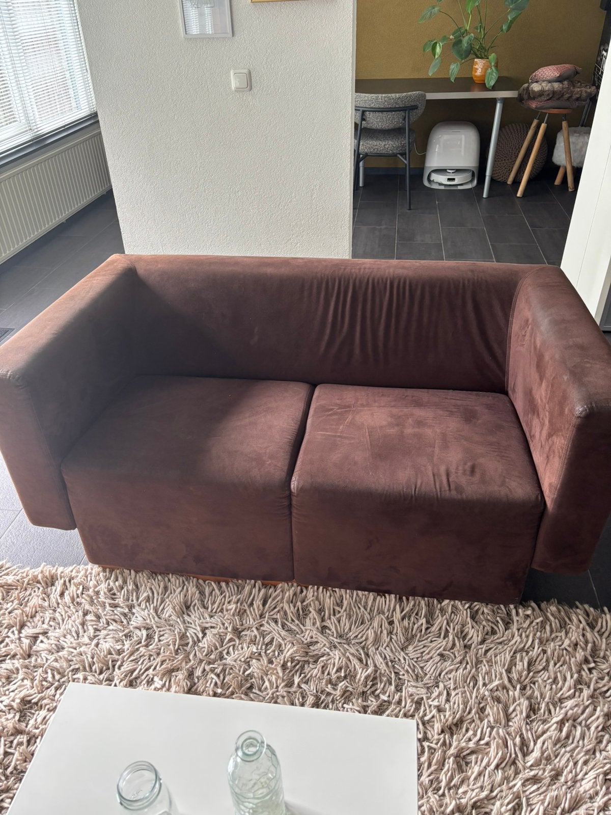 Leuk bankje van Jan des Bouvrie, Huis en Inrichting, Banken | Bankstellen, Ophalen, Gebruikt, Tweepersoons, 75 tot 100 cm