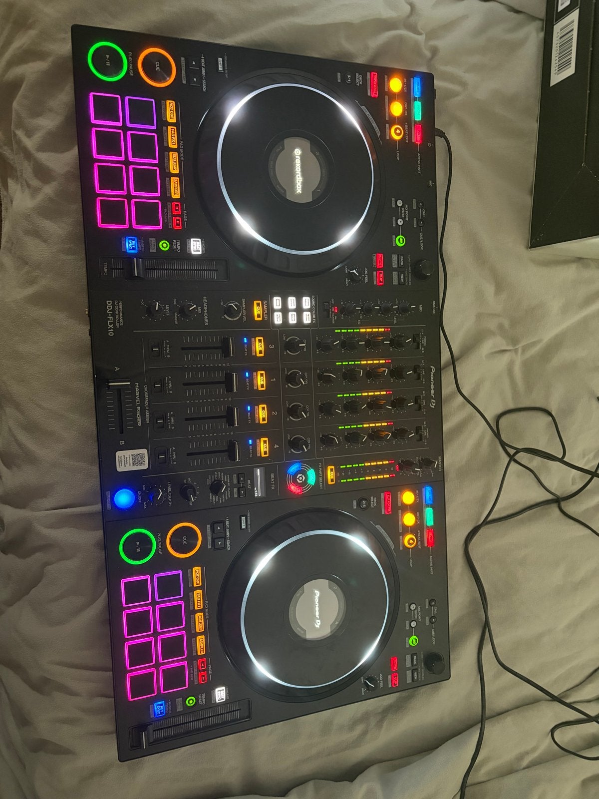 Pioneer DDJ-FLX10 DJ-controller + DM-40D-BT + hdjx7