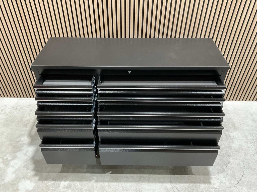 Werkbank Zwart of RVS 55 inch 10 lades nieuw‼️, Ophalen, Nieuw, 170 cm of meer