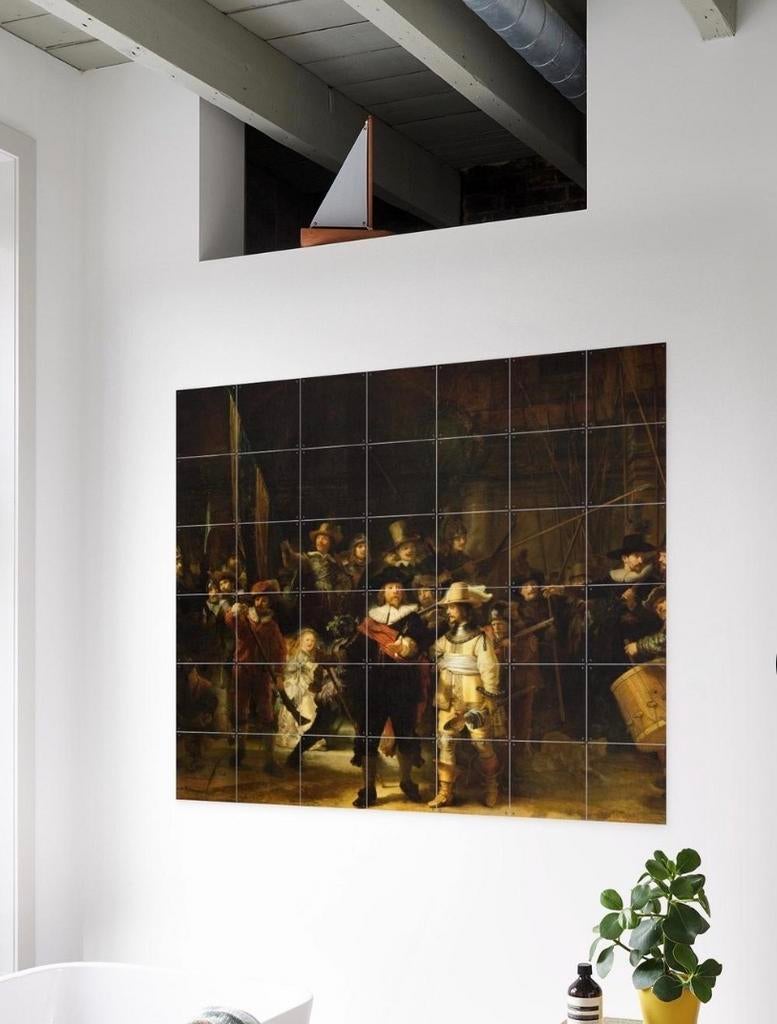 IXXI Nachtwacht 180x140 - Zeer goede staat, 125 cm of meer, Ophalen of Verzenden, 75 cm of meer, Print
