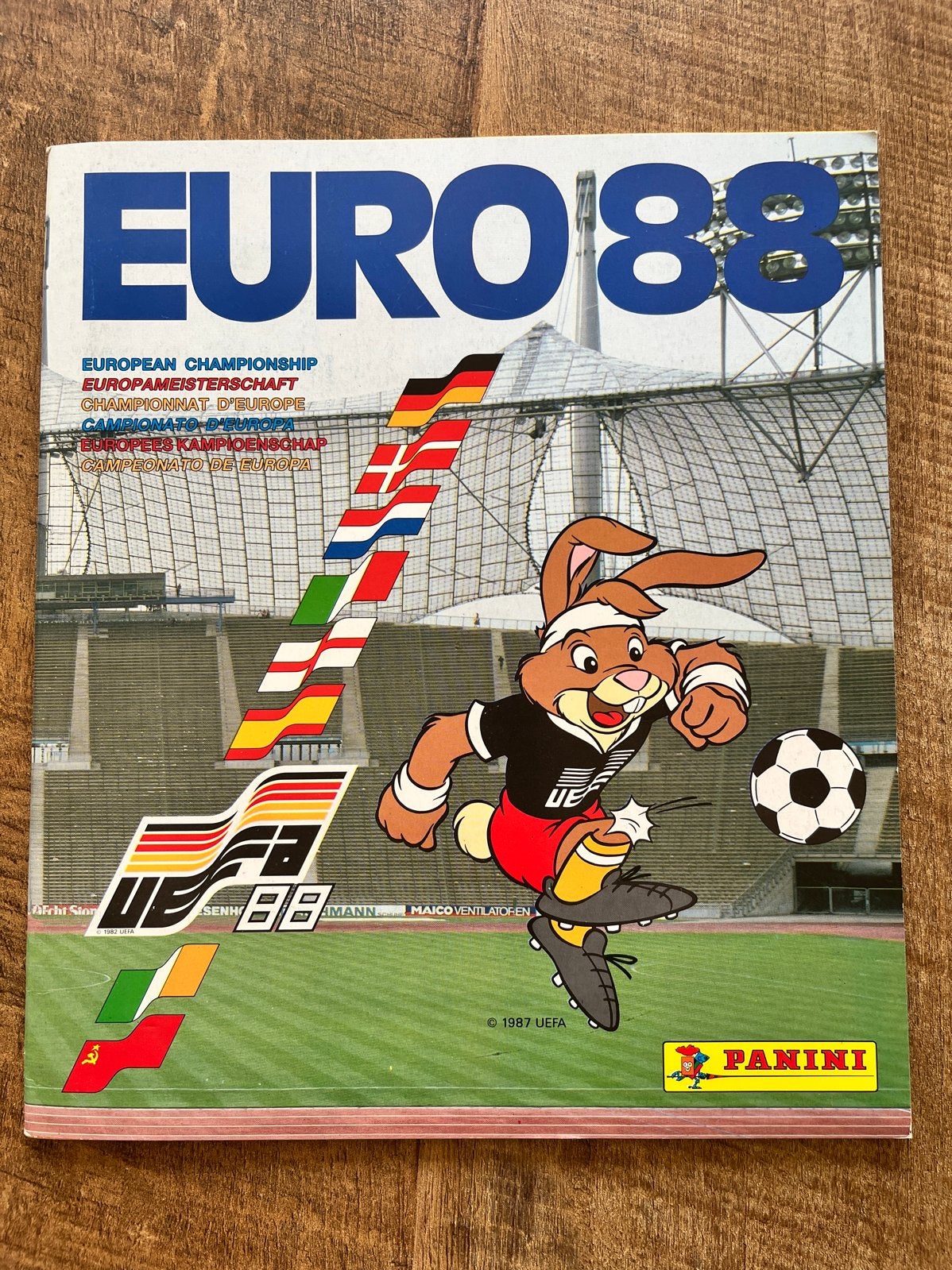 Panini EK 1988 album compleet  incl sjask troost, Ophalen of Verzenden, Gebruikt, Boek of Tijdschrift