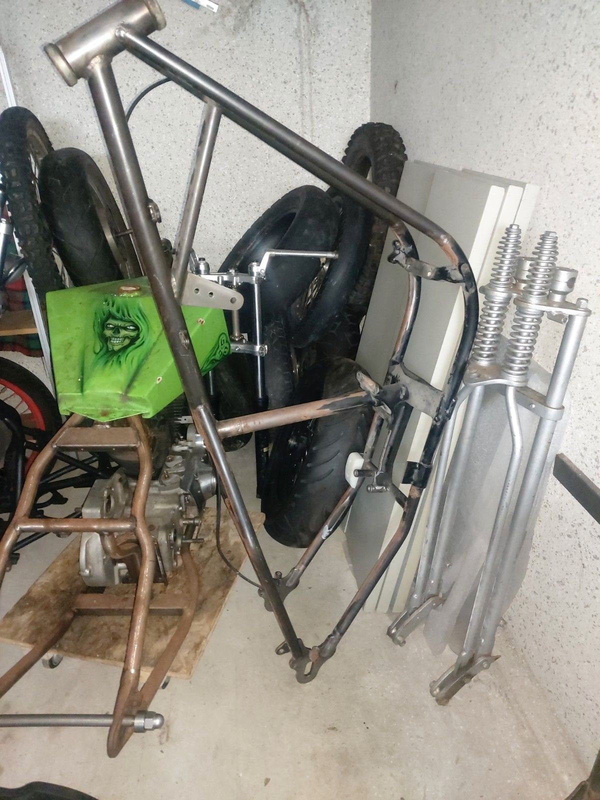 Hardtail frame,s, Motoren, Ophalen of Verzenden