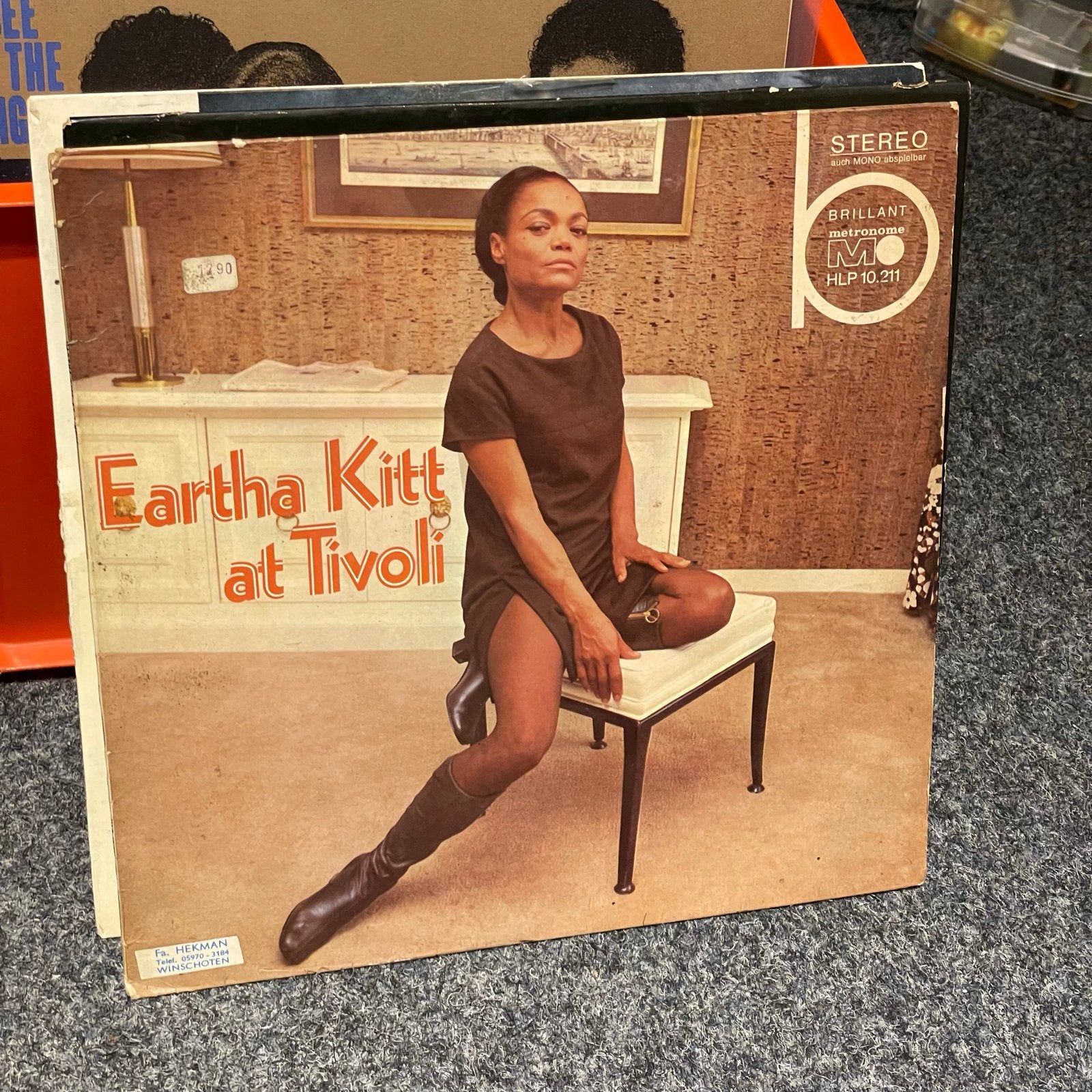 Eartha Kitt - At Tivoli LP (Brillant Metronome HLP 10.211), Ophalen, Gebruikt, 12 inch, LP