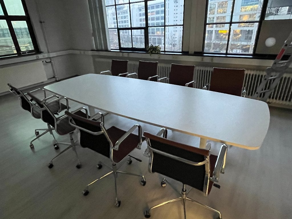 Grote vergadertafel wit – 320120 cm, Ophalen, Nieuw