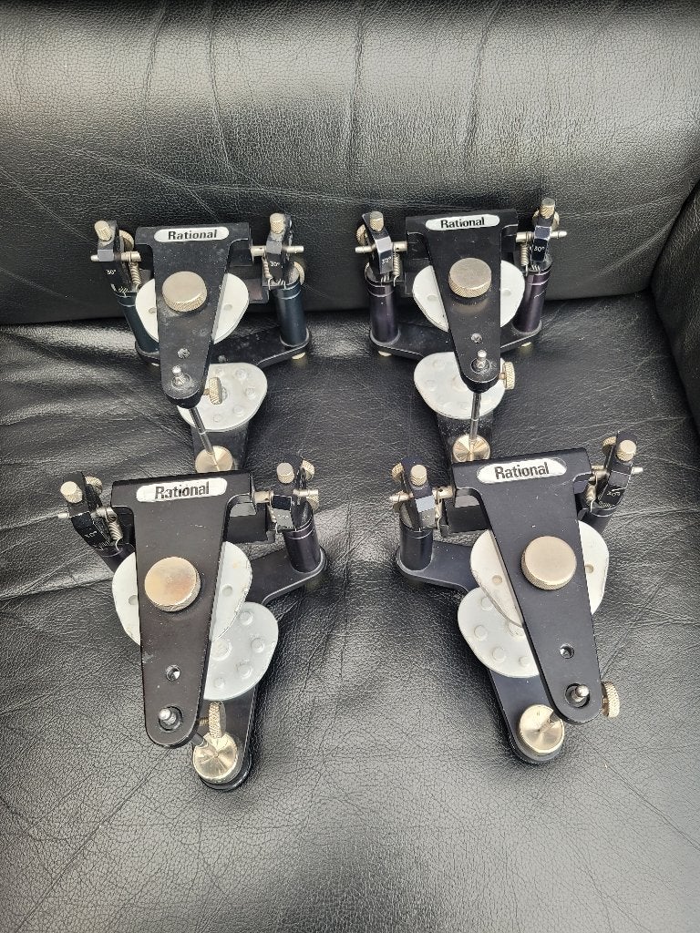 Tandtechniek Rational Articulatoren 4 en 5 stuks + ringen, Ophalen of Verzenden, Gebruikt