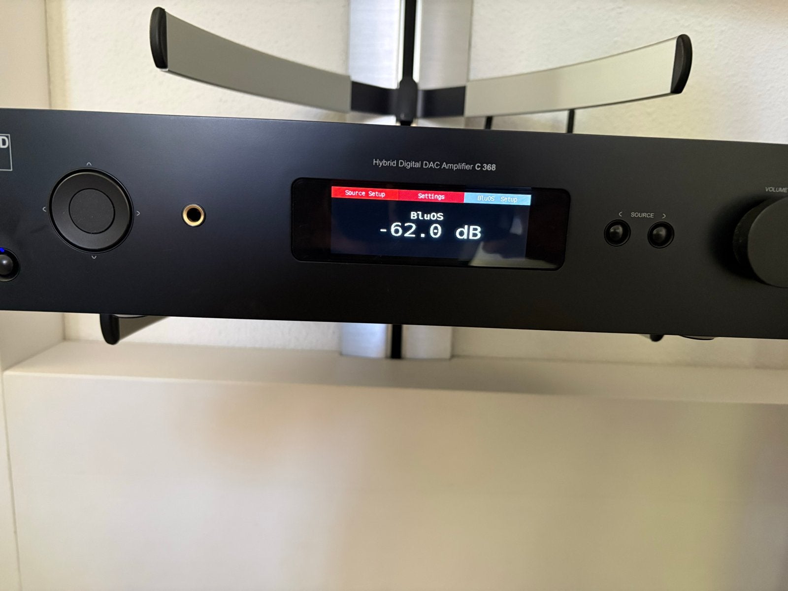 NAD C 368 Versterker met BluOS 2, Zo goed als nieuw, 60 tot 120 watt, Stereo, Ophalen