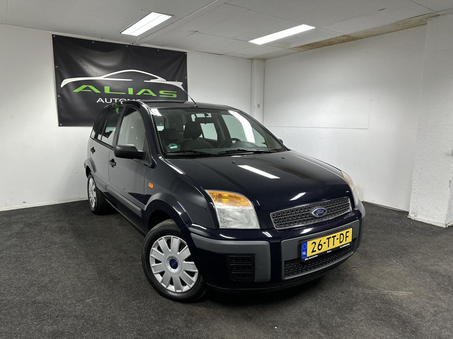 Ford Fusion 1.4-16V Champion / Airco / Stuurbekrachtiging /, Auto's, Voorwielaandrijving, 15 km/l, Gebruikt, Blauw
