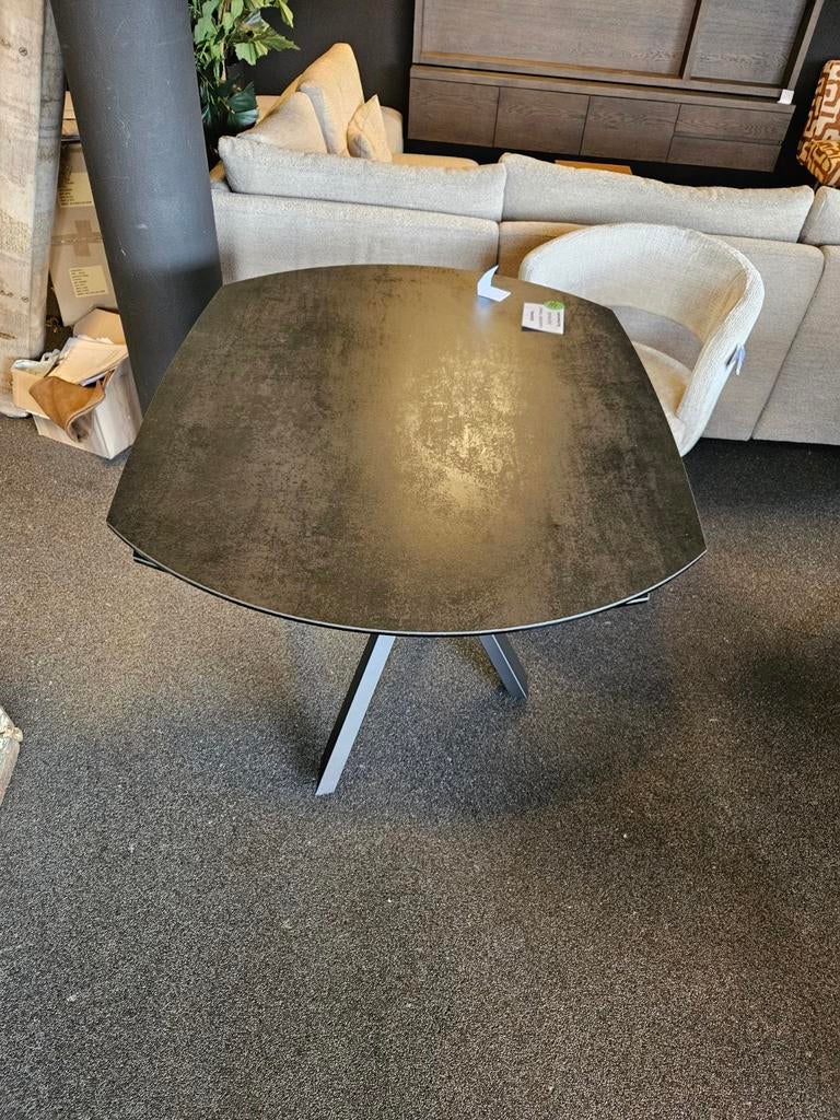 Tafel Kheops ceramiek uitschuifbaar opruiming, Nieuw, Glas, Rechthoekig, 50 tot 100 cm