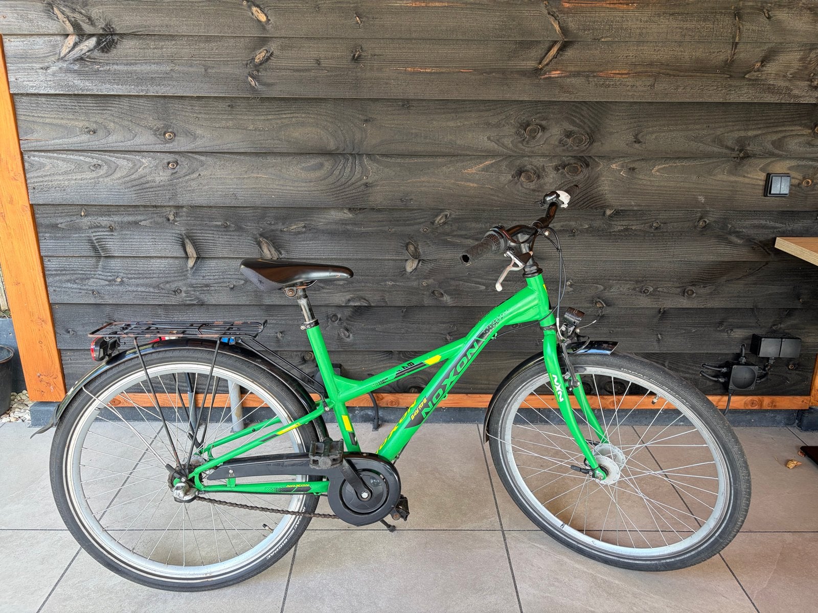 26 inch Noxon fiets - Groen, Ophalen, Gebruikt, 26 inch of meer, Versnellingen