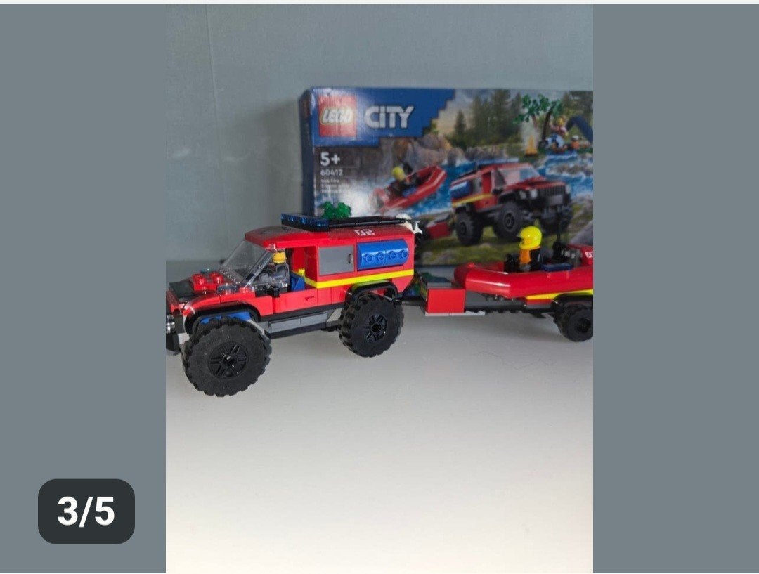 Lego 60412 brandweerauto, Ophalen