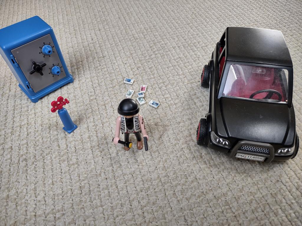 Playmobil 4059 Brandkastkraker met vluchtauto, Ophalen of Verzenden, Gebruikt