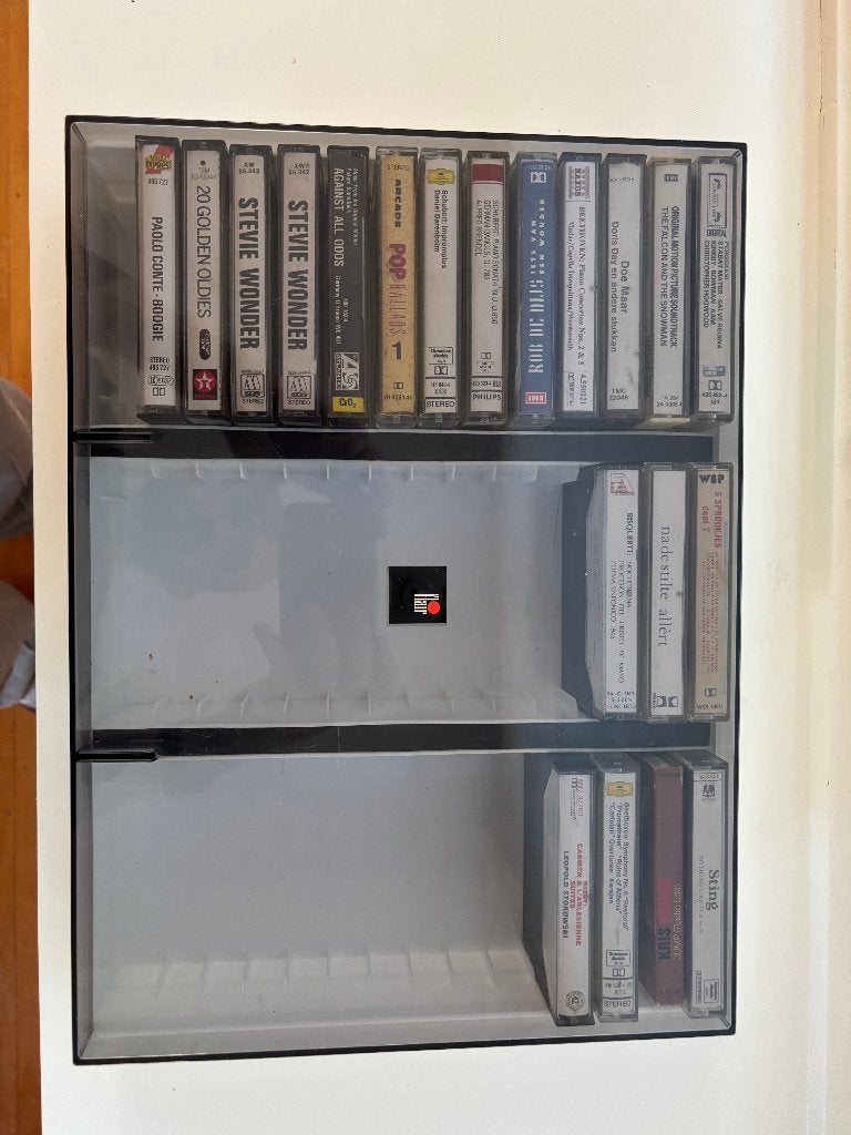 Cassette bandjes (originelen) in bewaarkoffer, Cd's en Dvd's, 2 t/m 25 bandjes, Overige genres, Ophalen of Verzenden, Zo goed als nieuw