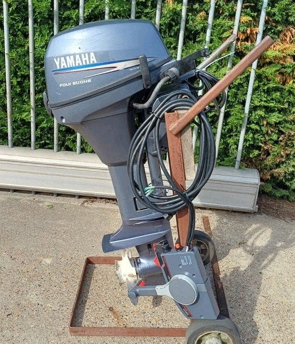 Yamaha  9.9 pk 4 takt hightrust langstaart elektrische, Watersport en Boten, Ophalen, 10 tot 30 pk, Gebruikt, Viertaktmotor