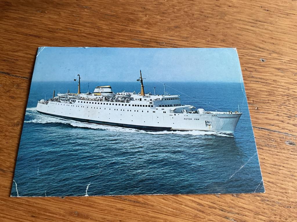 S695 MS PETER PAN 1965, Verzamelen, Scheepvaart, Ophalen of Verzenden, Zo goed als nieuw, Kaart, Foto of Prent