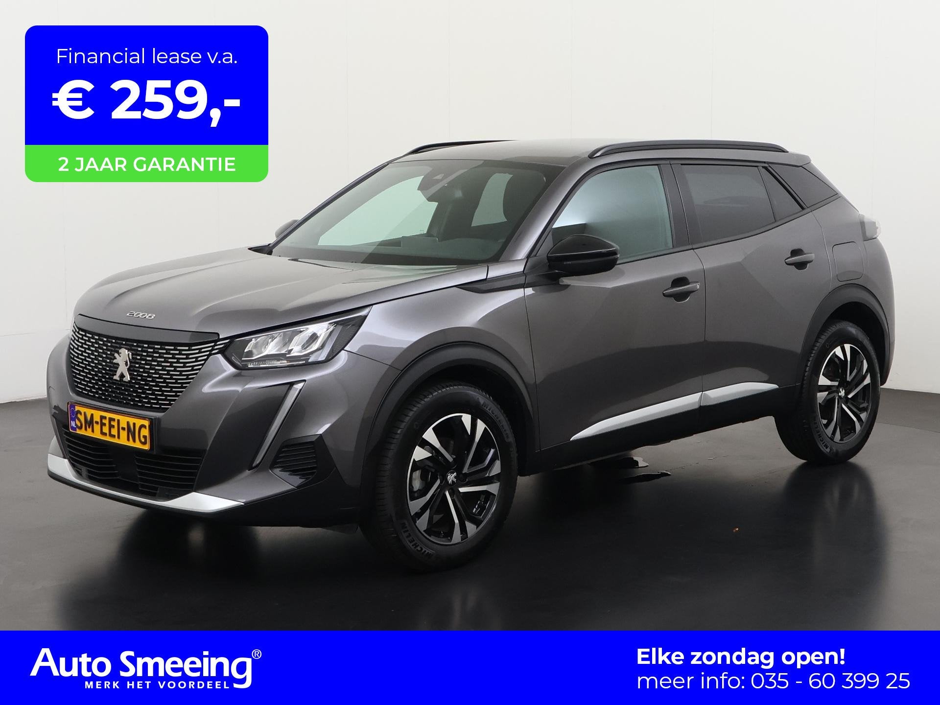 Peugeot 2008 1.2 PureTech Allure Pack Automaat | Digital Coc, Auto's, Gebruikt, Euro 6, 1199 cc, Leder en Stof