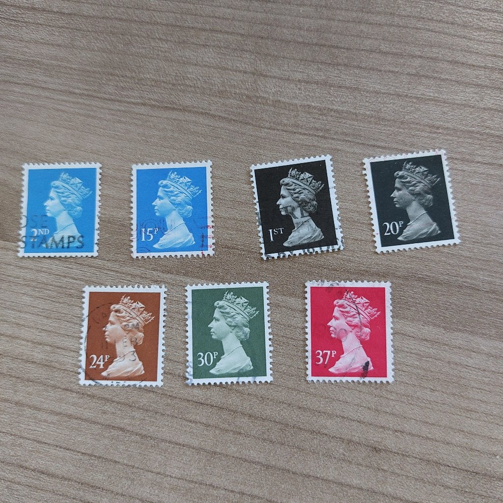 Engeland 1989 Frankeer van Mi  1214 C t/m 1228 C, Ophalen of Verzenden, Gestempeld