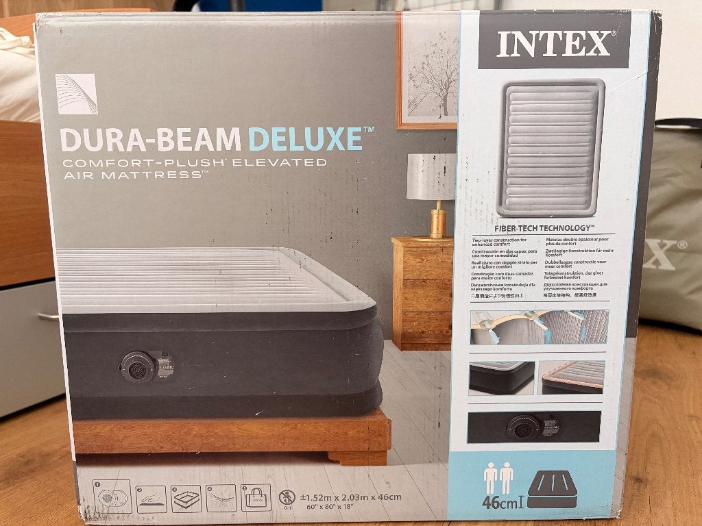 Inflatable mattress, Caravans en Kamperen, Luchtbedden, Ophalen of Verzenden, Ingebouwde pomp, Nieuw, 2-persoons