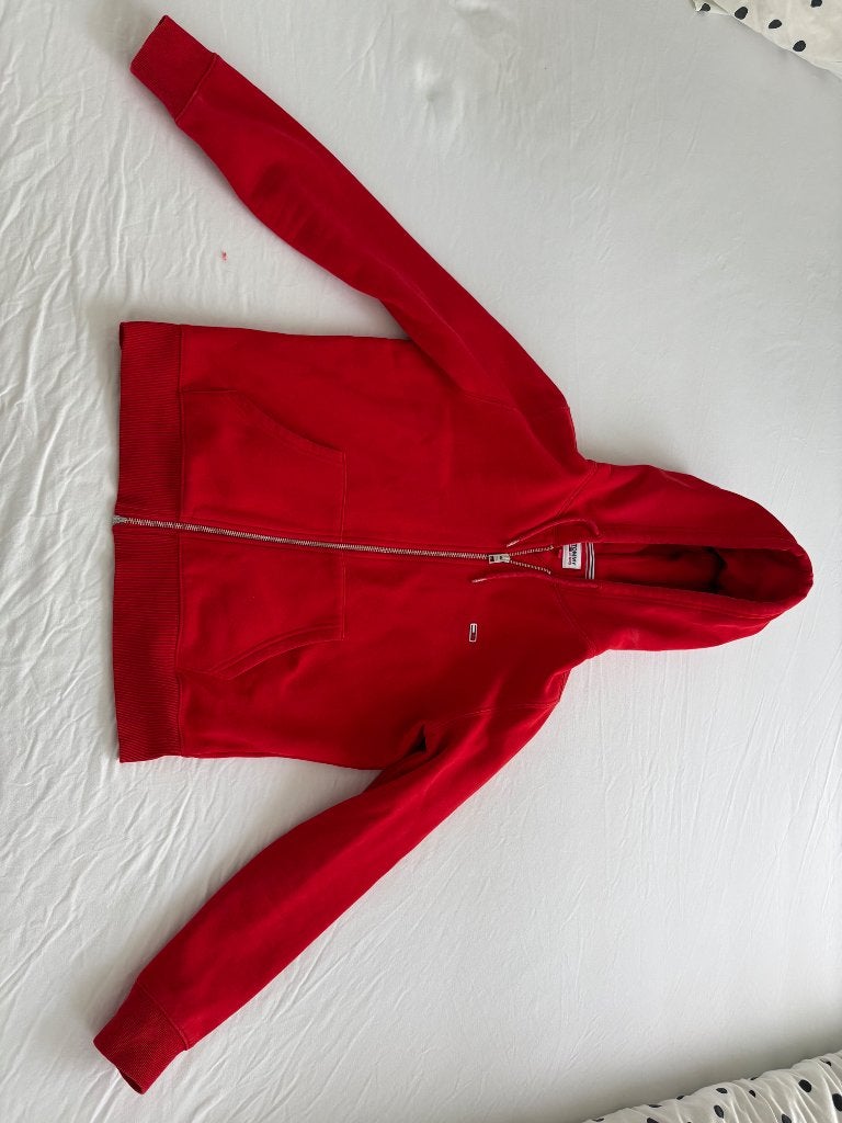 Tommy Jeans vest maar S, Kleding | Dames, Truien en Vesten, Ophalen of Verzenden, Maat 36 (S), Gedragen, Rood