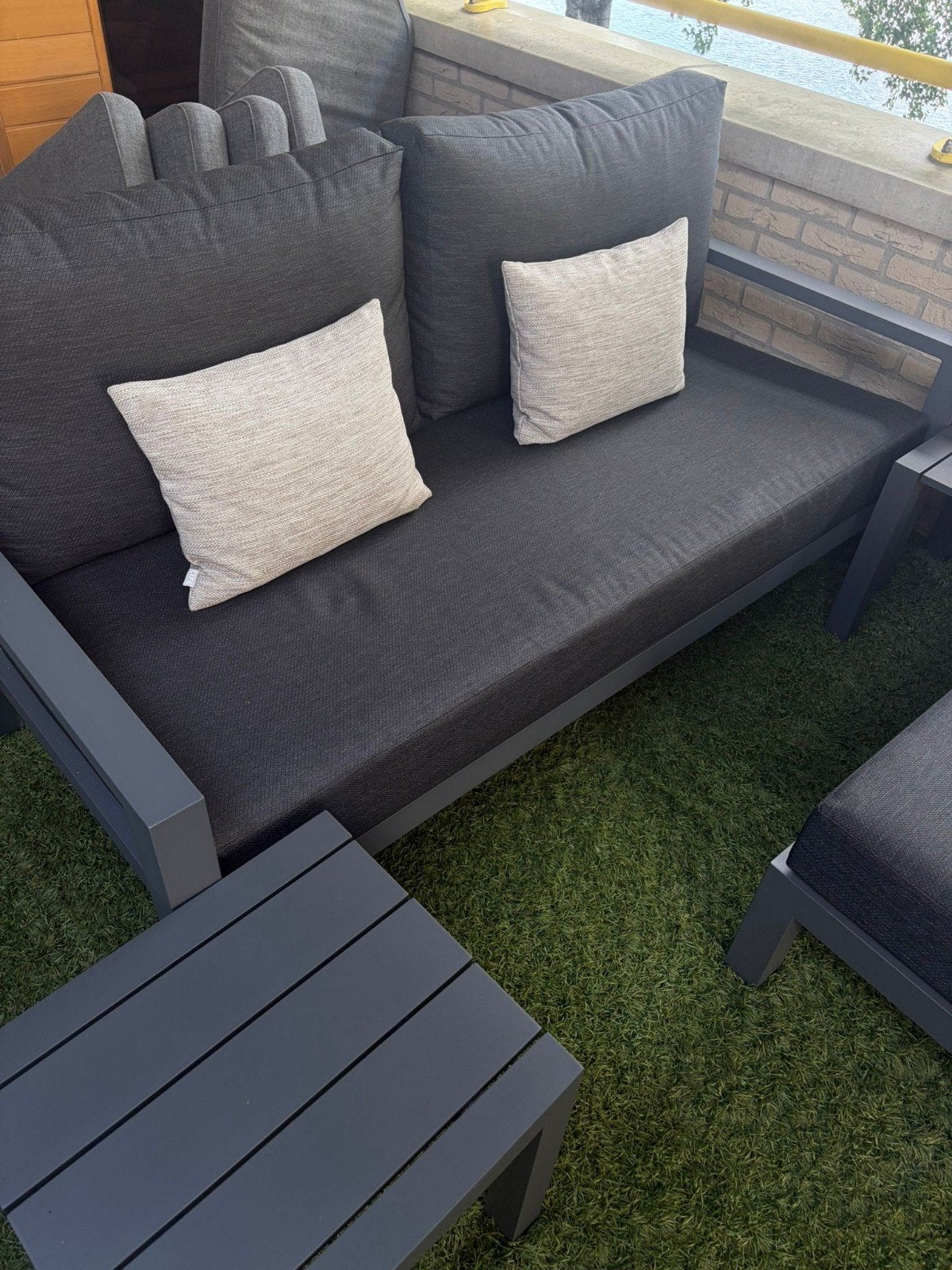 Splinternieuwe loungeset - Slechts 1 maand oud!, Tuin en Terras, Ophalen, 3 zitplaatsen, Aluminium, Zo goed als nieuw