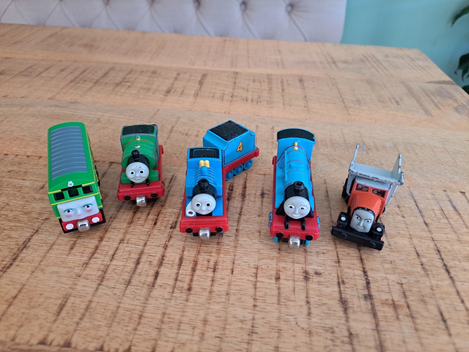 Thomas de Trein serie treinen - set van 5, Ophalen of Verzenden, Zo goed als nieuw