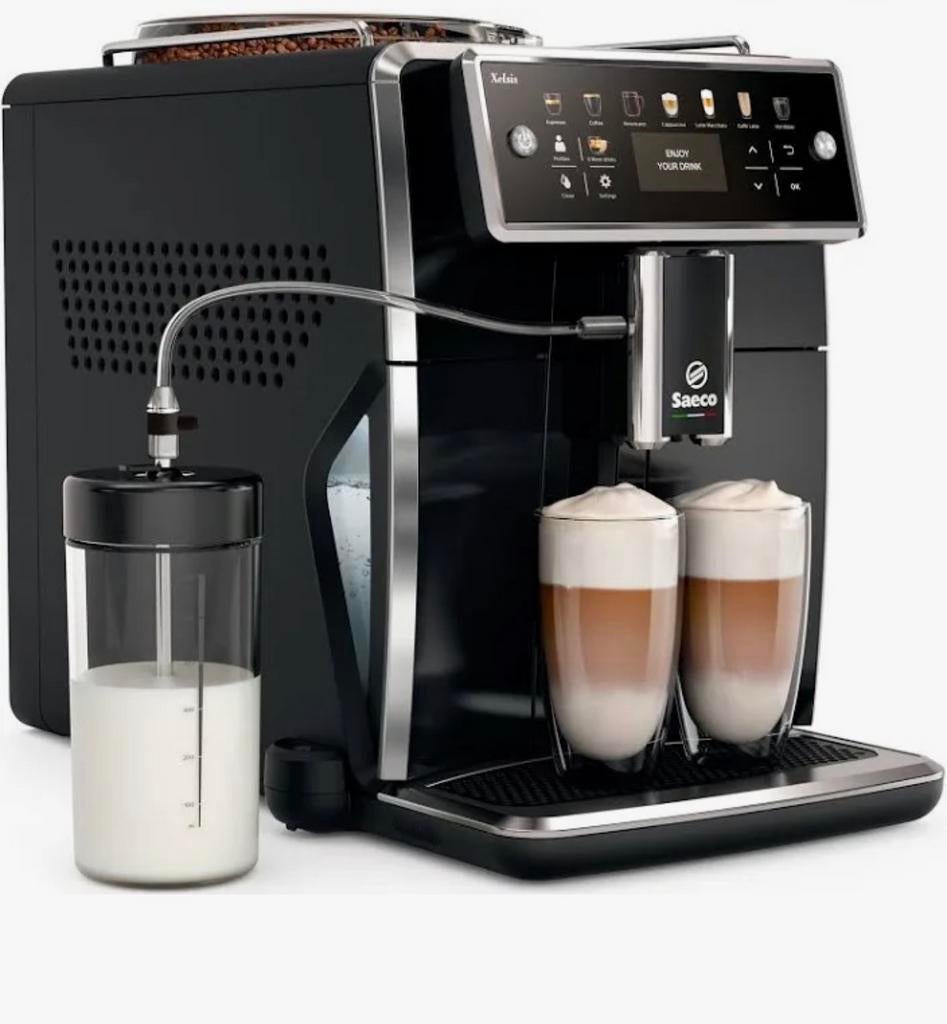 Saeco Xelsis SM7580/00 Volautomatische Espressomachine, Ophalen, Afneembaar waterreservoir, Koffiemachine, Koffiebonen