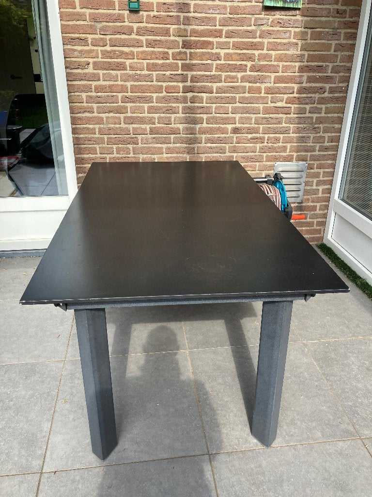 Tuintafel, Ophalen, Gebruikt, Rechthoekig, Aluminium
